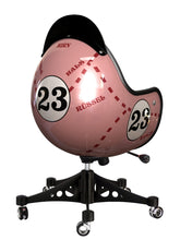 Load image into Gallery viewer, Chair in helmet shape with Porsche 917 Pink Pig livery