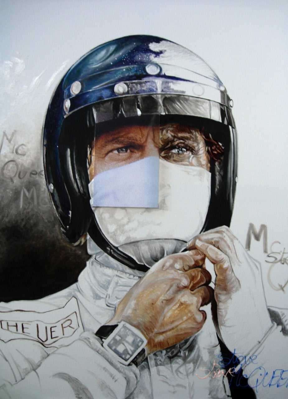 buy tag heuer steve mcqueen motorcycle helmet Steve McQueen - At Le Mans wearing TAGHEUER watch