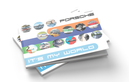 Artwork book dedicated to Porsche